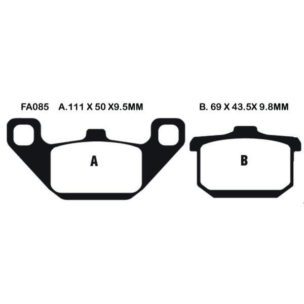 EBC EBC Brake Pads FA085